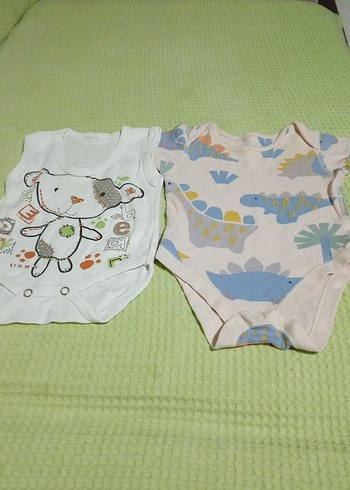 Bebek Erkek Pamuklu Kolsuz Baskılı Body - Görsel 4