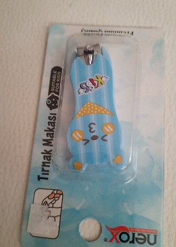 Çocuklar için renkli tırnak makası - Görsel 4