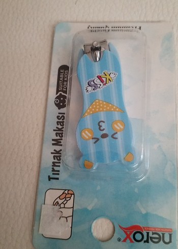 Çocuklar için renkli tırnak makası - Görsel 5