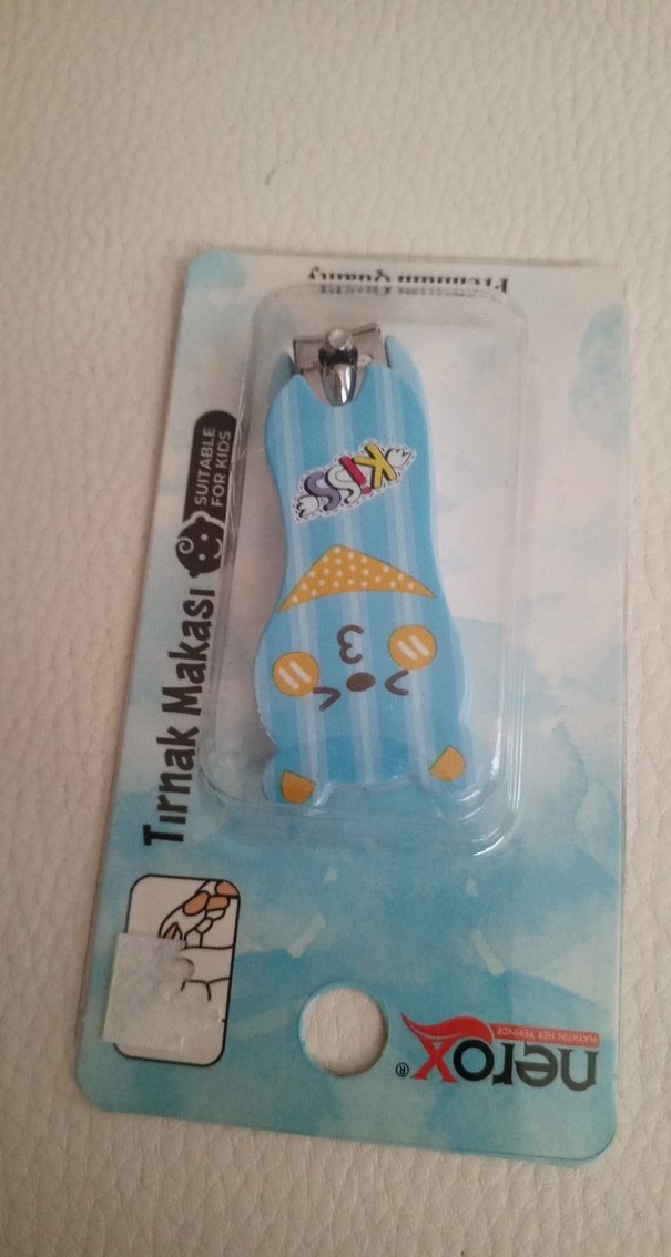 Çocuklar için renkli tırnak makası - Görsel 4