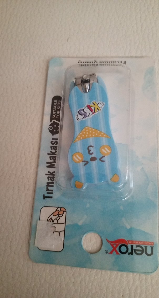 Çocuklar için renkli tırnak makası - Görsel 5