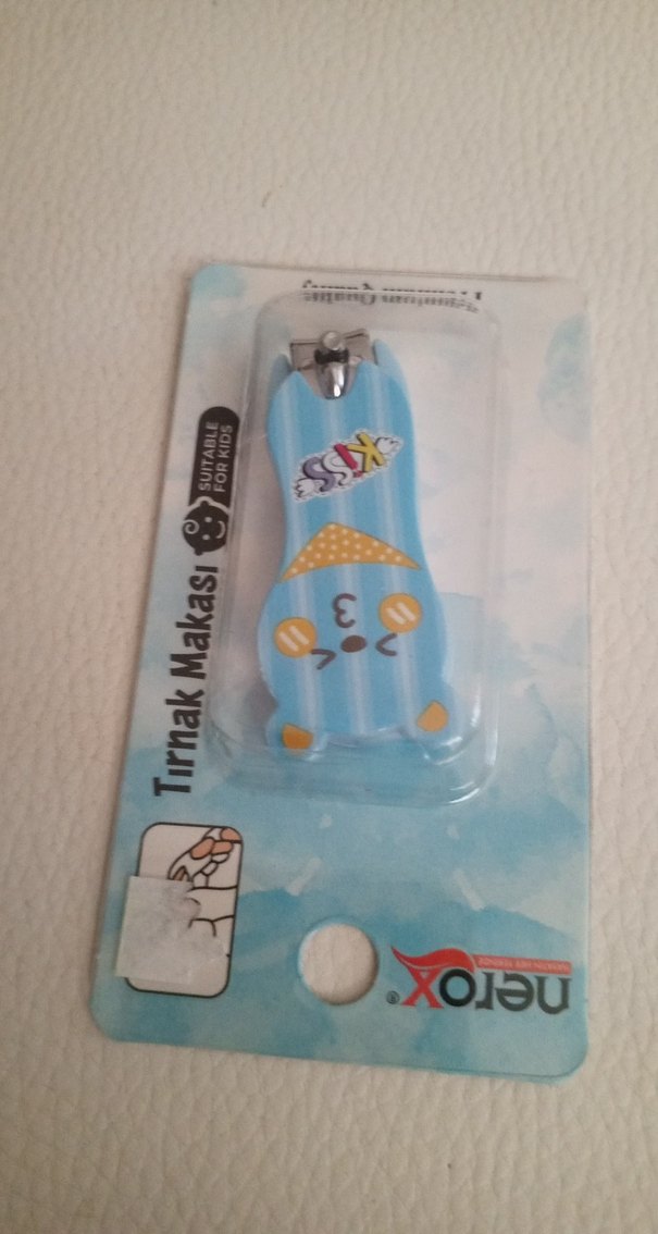 Çocuklar için renkli tırnak makası - Görsel 3