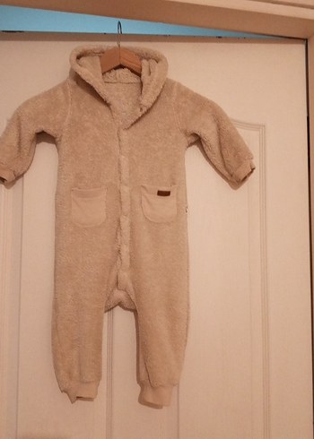 Kürklü Bej Bebek Tulumu - Görsel 3