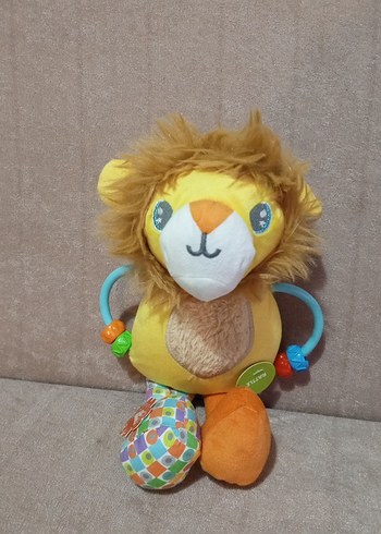 Renkli Aslan Diş Kaşıyıcı ve Çıngırak Oyuncak - Görsel 7