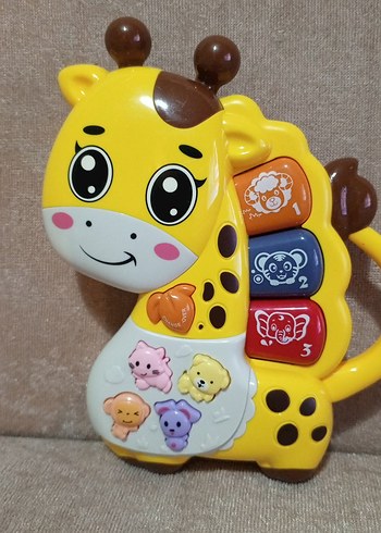 Renkli Zürafa Eğitici Oyuncak - Görsel 6