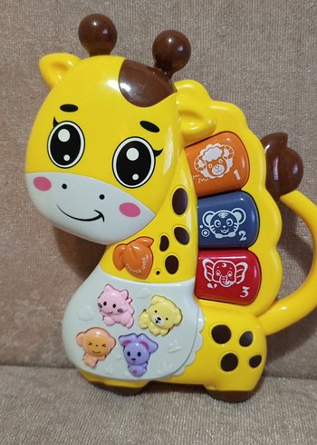 Renkli Zürafa Eğitici Oyuncak - Görsel 3