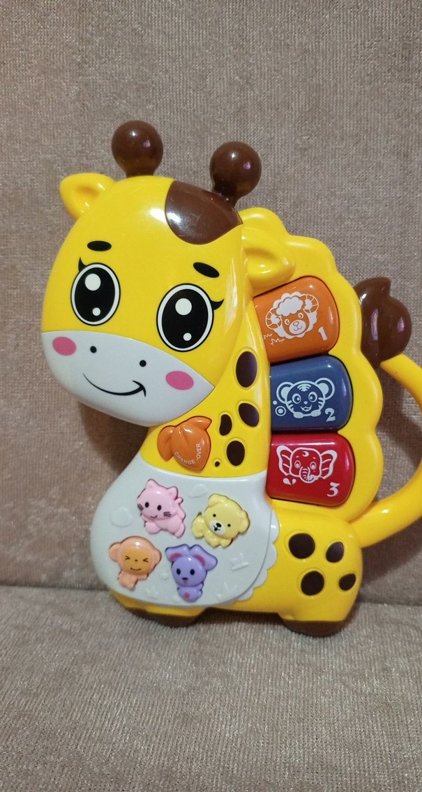 Renkli Zürafa Eğitici Oyuncak - Görsel 5