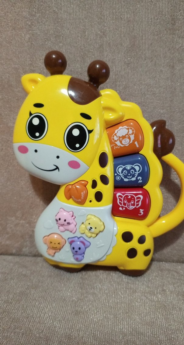 Renkli Zürafa Eğitici Oyuncak - Görsel 2