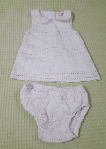 Dantel Detaylı Beyaz Kız Elbisesi - Görsel 4