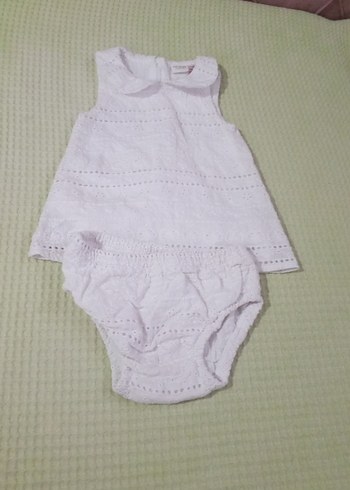 Dantel Detaylı Beyaz Kız Elbisesi - Görsel 2