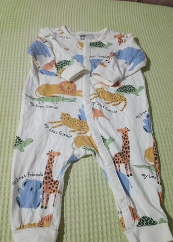 Uzun Kollu Fermuarlı Bebek Tulumu - Görsel 7