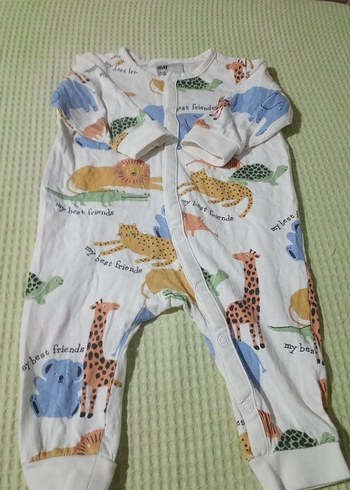 Uzun Kollu Fermuarlı Bebek Tulumu - Görsel 8