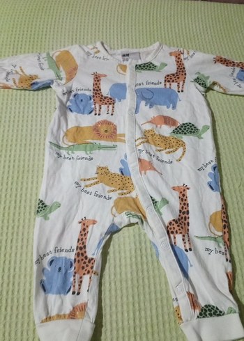 Uzun Kollu Fermuarlı Bebek Tulumu - Görsel 6