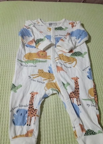 Uzun Kollu Fermuarlı Bebek Tulumu - Görsel 9