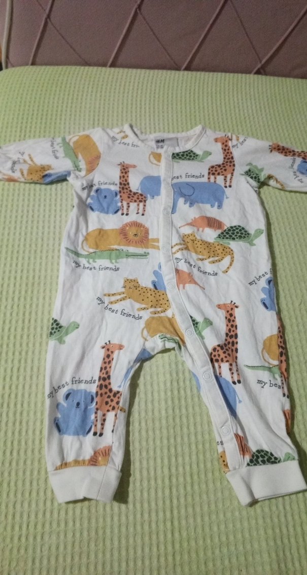 Uzun Kollu Fermuarlı Bebek Tulumu - Görsel 4