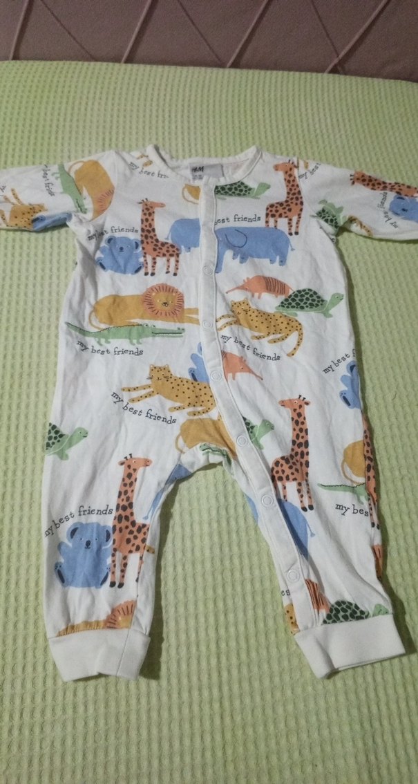 Uzun Kollu Fermuarlı Bebek Tulumu - Görsel 2