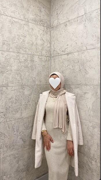 Tek Düğme Astarlı Büke Mont - BEYAZ