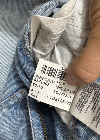 Yırtık Detaylı Mavi Midi Boy Kadın Jean - Görsel 4