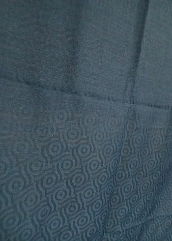 Aker Koyu Mavi Batik Desenli şal