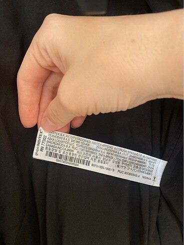 s Beden siyah Renk Zara Şişme Mont