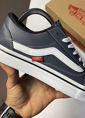 43 Beden gri Renk Vans Old Skool Siyah Bay Bayan Spor Ayakkabı