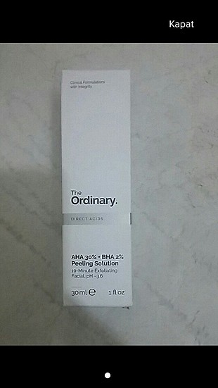 the ordinary salisilik ve aha bha