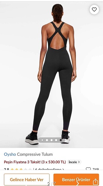Oysho Oysho spor tulumu