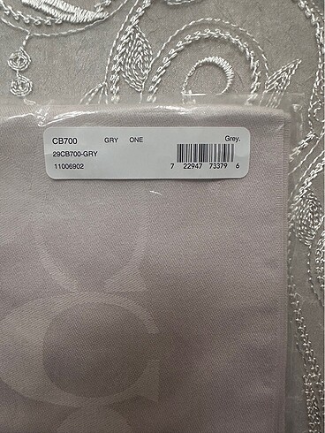 Beden gri Renk Coach Gri Şal