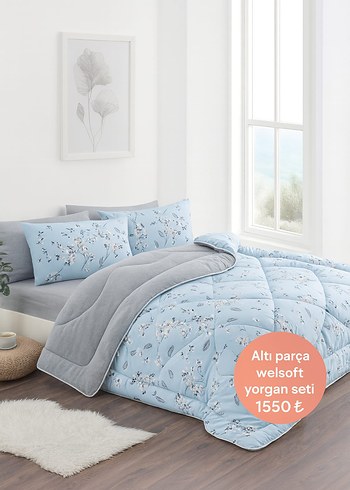uyku seti yorgan - Görsel 7