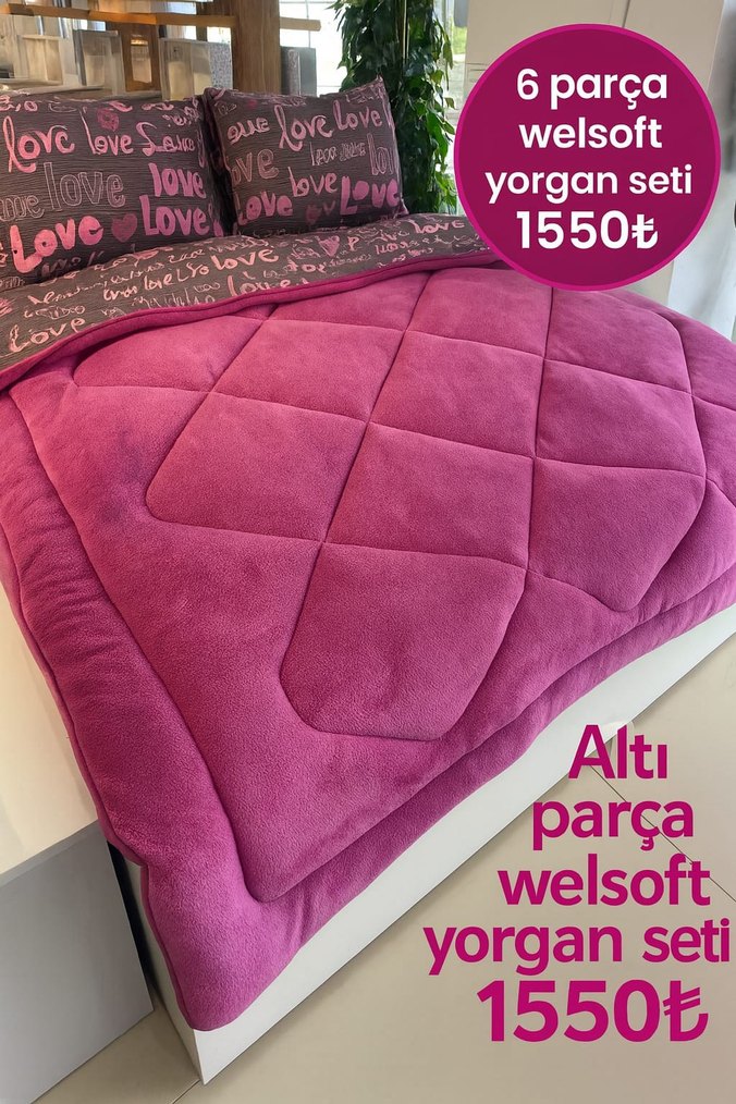 uyku seti yorgan - Görsel 5