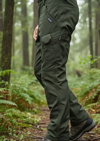 Kemerli Erkek Haki Outdoor Pantolon fiyat sorun - Görsel 3