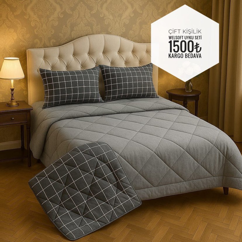 Çift Kişilik Welsoft Uyku Seti - Görsel 3