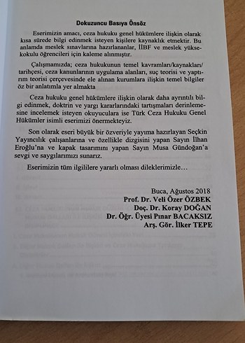  Beden Ceza Genel Hukuku Temel Bilgiler - Seçkin