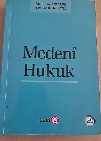 Medeni Hukuk Kitabı - Beta Yayınları