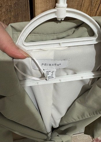 Kemerli Bej Kadın Blazer Ceket - Görsel 4