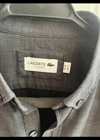 Düğmeli Gri Uzun Kollu Erkek Gömlek - Görsel 4