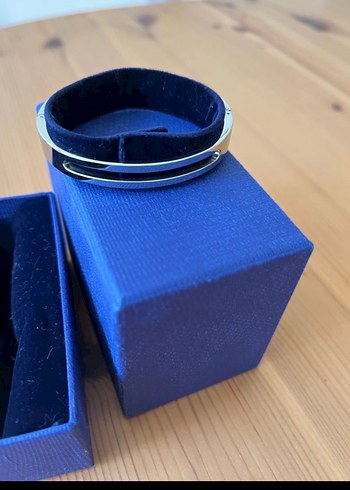 Swarovski Mavi Parlak Kadın Bileklik - Görsel 3