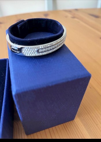 Swarovski Mavi Parlak Kadın Bileklik - Görsel 4