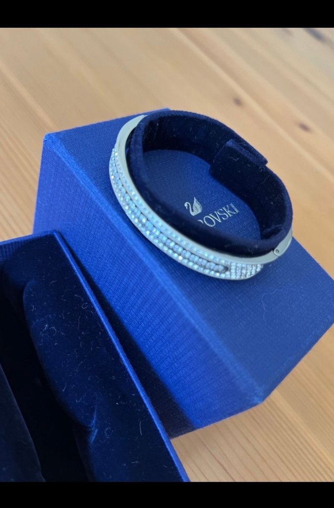 Swarovski Mavi Parlak Kadın Bileklik - Görsel 2