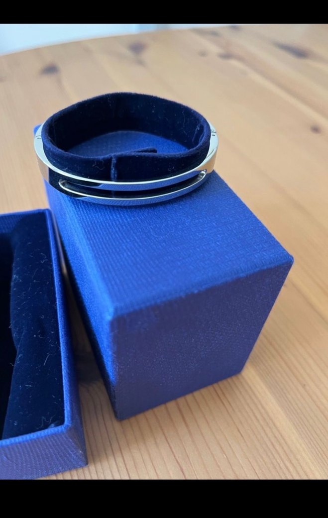 Swarovski Mavi Parlak Kadın Bileklik - Görsel 3