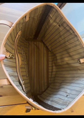 Louis Vuitton Gri Denim Kadın Omuz Çantası - Görsel 9