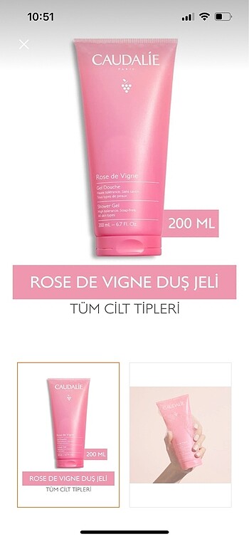 Caudalie duş jeli