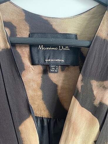 xs Beden kahverengi Renk Massimo Dutti elbise
