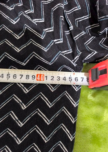 Bohem Siyah V Yaka Uzun Kollu Tunik - Görsel 7