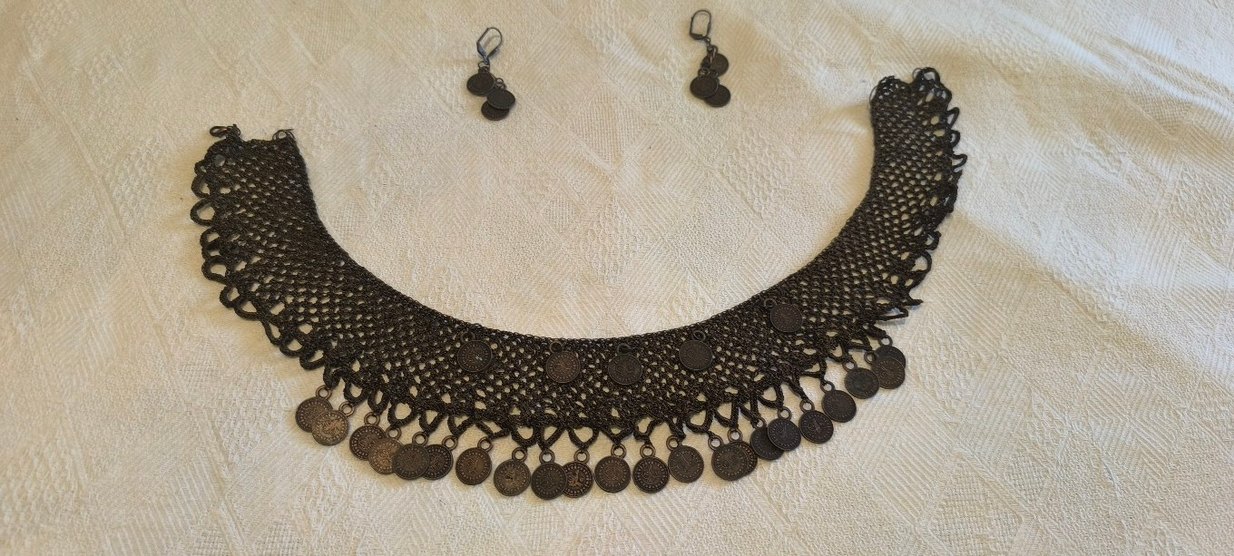 Uzun Kahverengi Boncuklu Bohem Kadın Kolye - Görsel 2