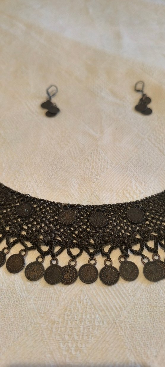 Uzun Kahverengi Boncuklu Bohem Kadın Kolye - Görsel 4