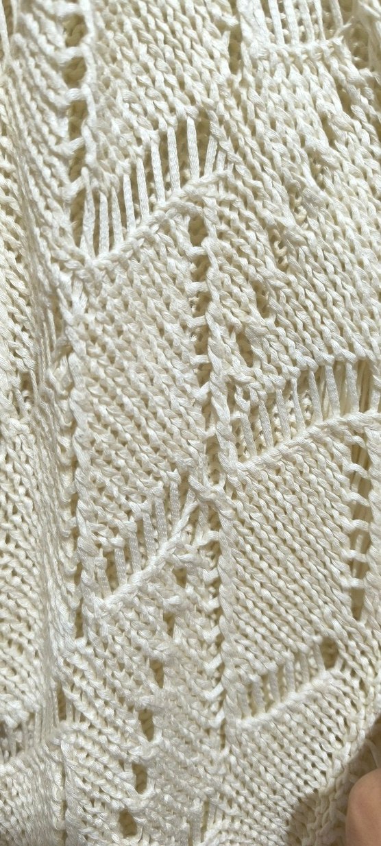 Bej Kadın Örgü Salaş Hırka - Görsel 3