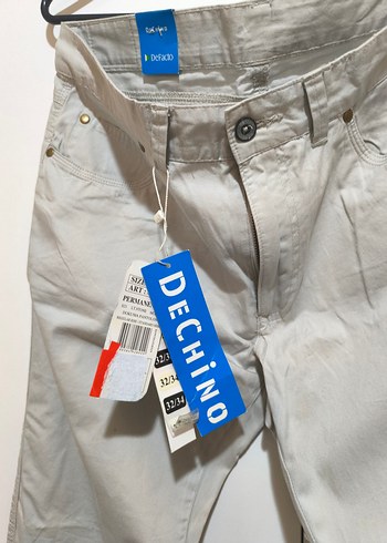 Gri Pamuklu Kemerli Erkek Pantolon - Görsel 2