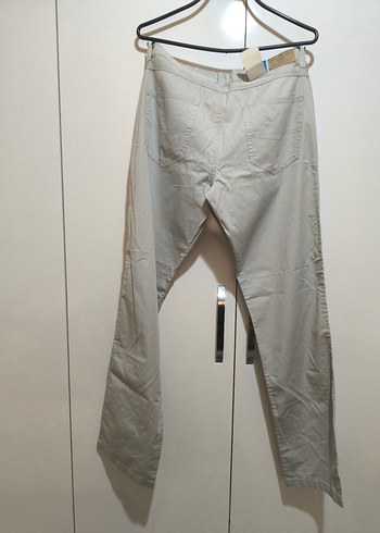 Gri Pamuklu Kemerli Erkek Pantolon - Görsel 6