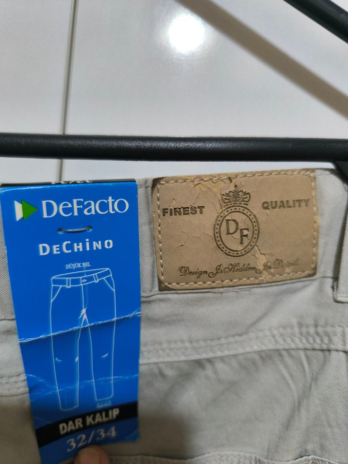 Gri Pamuklu Kemerli Erkek Pantolon - Görsel 5